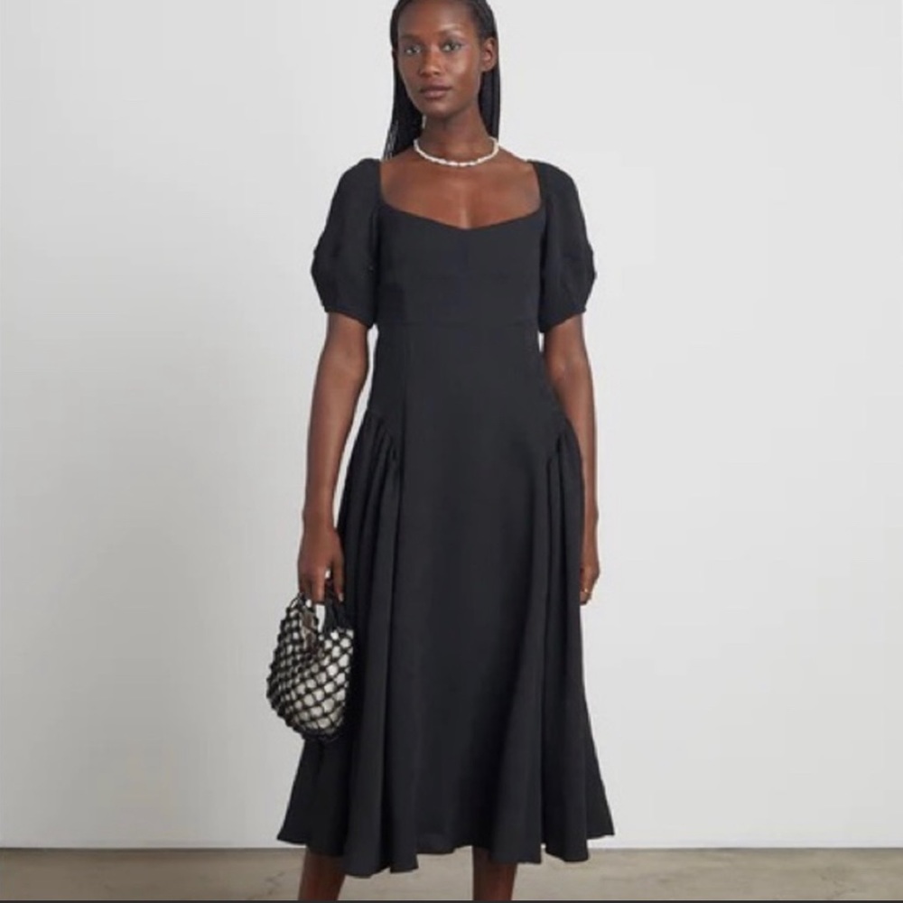 WWW COLLECTION LEE TEXTURED MIDI DRESS